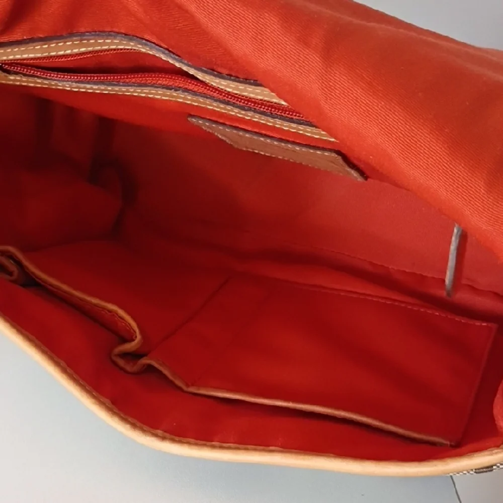 Vintage Coach Signature Frankie Crossbody Bag #6081